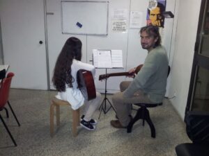lezione di chitarra