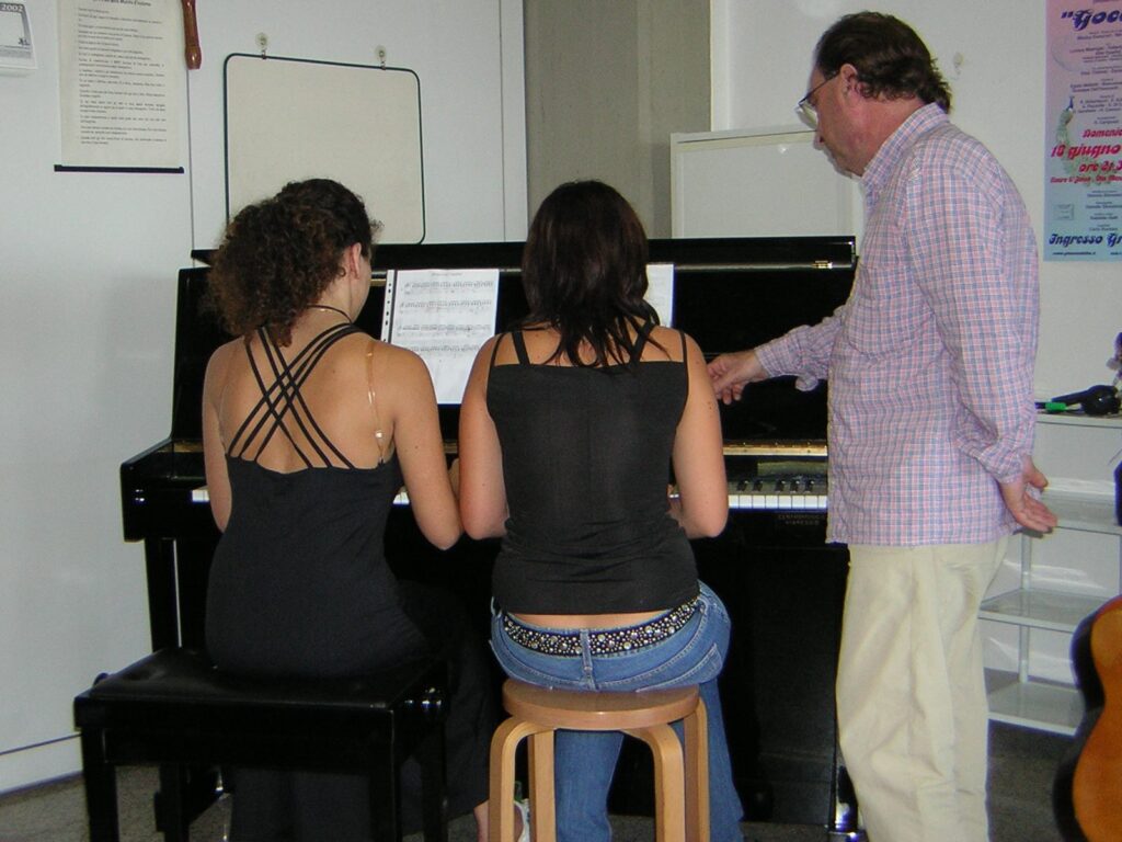 lezione di pianoforte
